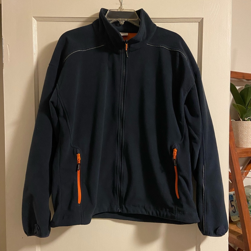 Porsche Design Driver’s Selection Navy Fleece Jacket / Liner Men’s Medium